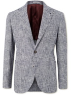 Brunello Cucinelli - Prince of Wales Checked Tweed Blazer - Gray