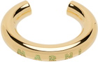 Marni Gold Pavé Logo Bracelet