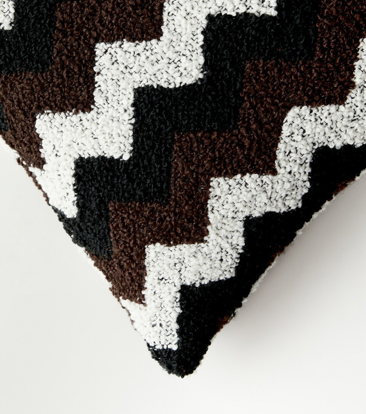 Missoni Riccio Zigzag bouclé cushion