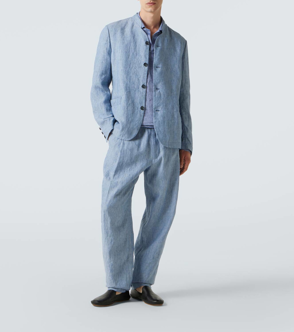 Giorgio Armani Linen wide-leg pants Giorgio Armani