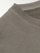 Loewe - Logo-Embroidered Cotton-Jersey Sweatshirt - Brown