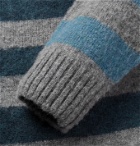 Howlin' - Acid Journey Striped Wool Sweater - Gray