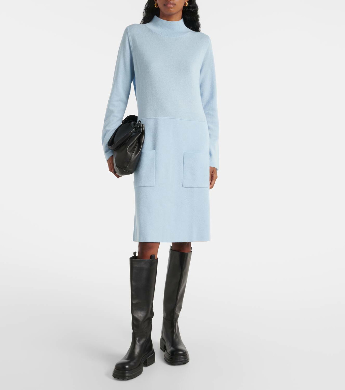 Jardin des Orangers Wool and cashmere sweater dress