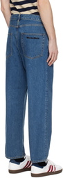 WACKO MARIA Blue Washed Jeans