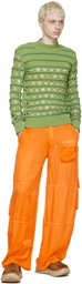 Collina Strada SSENSE Exclusive Orange Cargo Pants