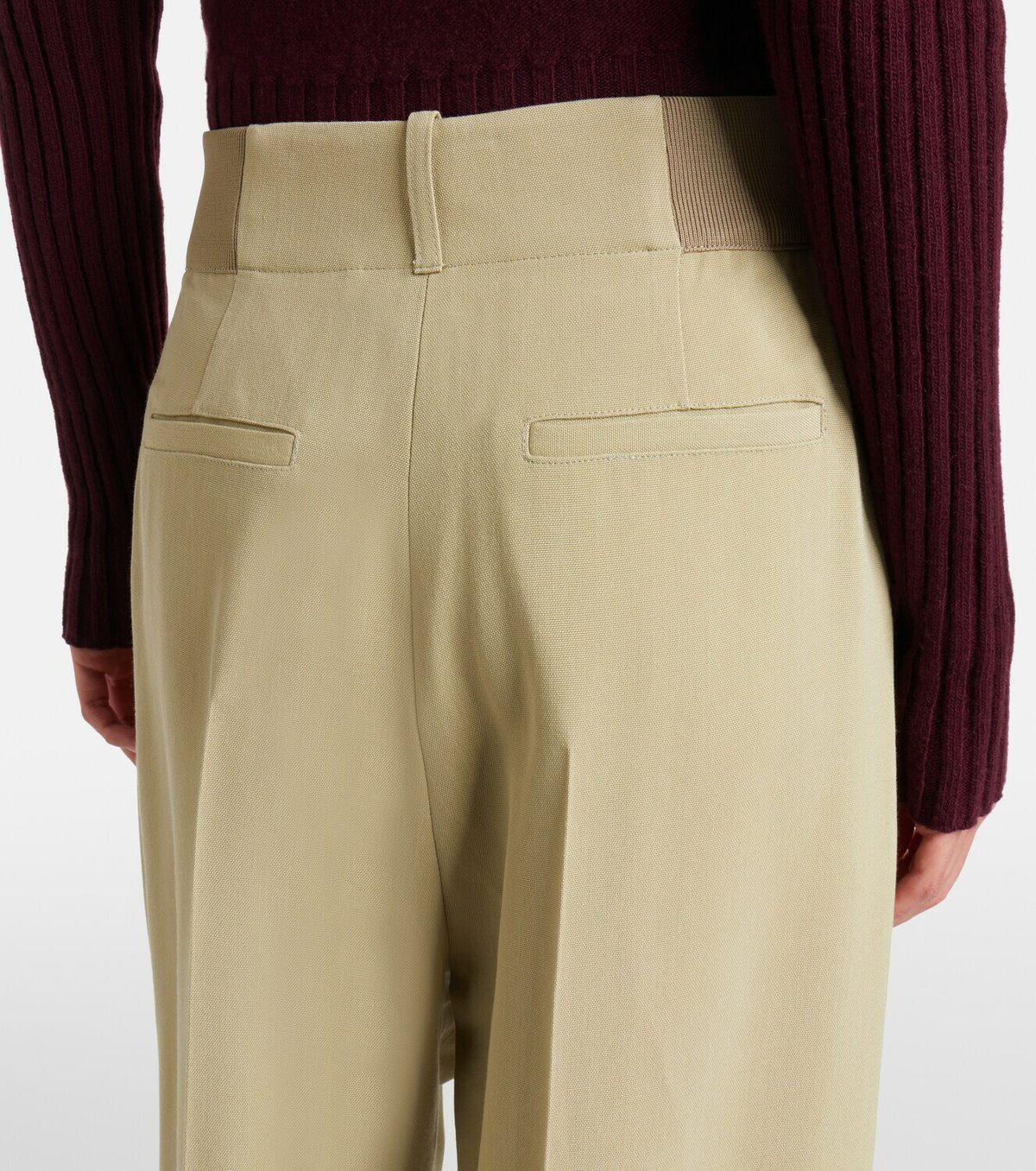Victoria Beckham Pleated tapered pants