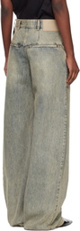 Entire Studios Blue Dem Jeans