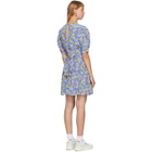 Les Reveries Blue Mini Gigi Dress