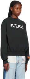 Heron Preston Black 'S.T.F.U.' Sweatshirt