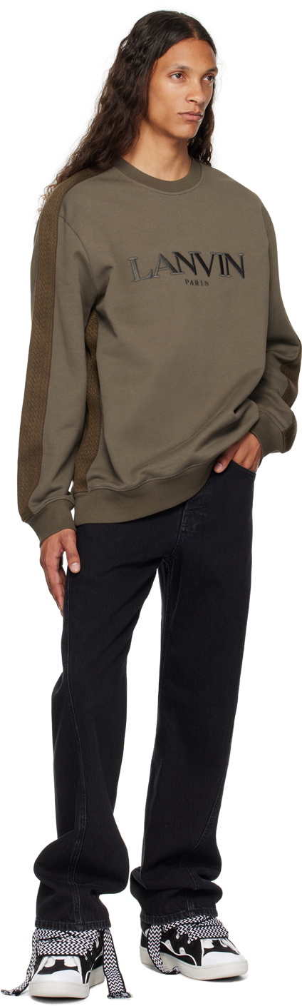 Lanvin Taupe Curb Side Sweatshirt