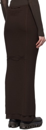 ROA Brown Long Sport Skirt