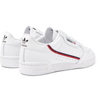 adidas Originals - Continental 80 Grosgrain-Trimmed Leather Sneakers - White