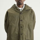 YMC Men's Coated Cotton Bonehead Jacket in Dark Green