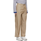 Comme des Garcons Homme Beige Gabardine Chino Trousers