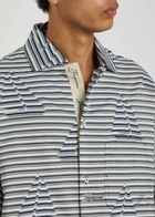 Jacquemus La Chemise Plage Striped Jacquard Cotton Shirt Multicoloured