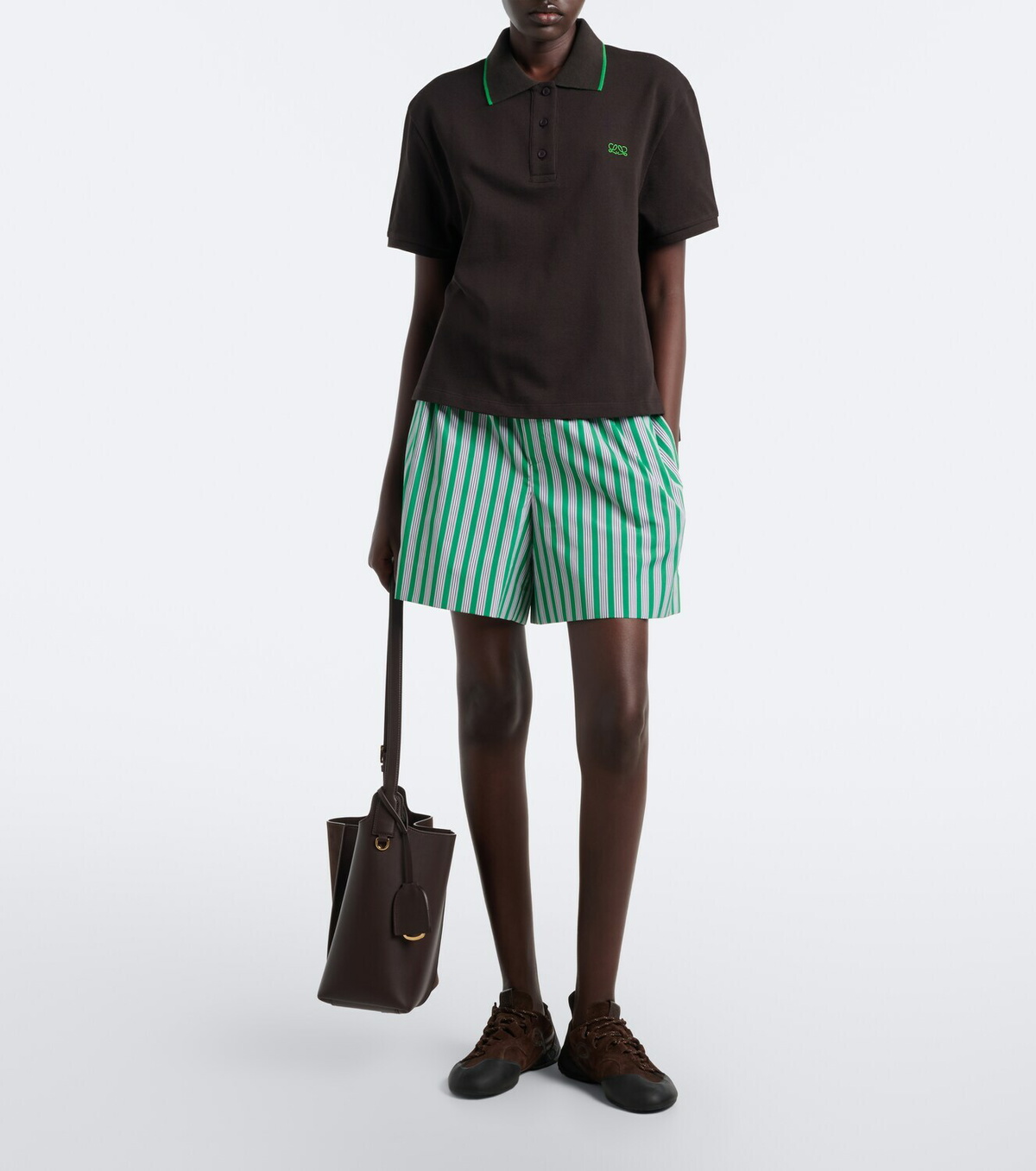 Loewe Double L cotton piqué polo shirt
