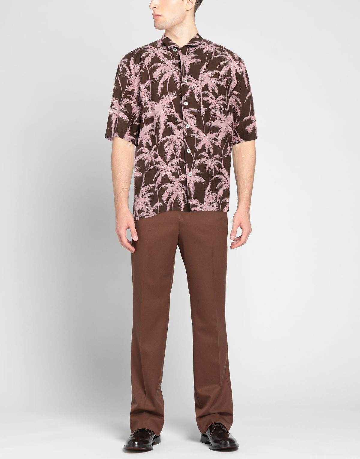 Pt Torino Mens Shirt in Brown