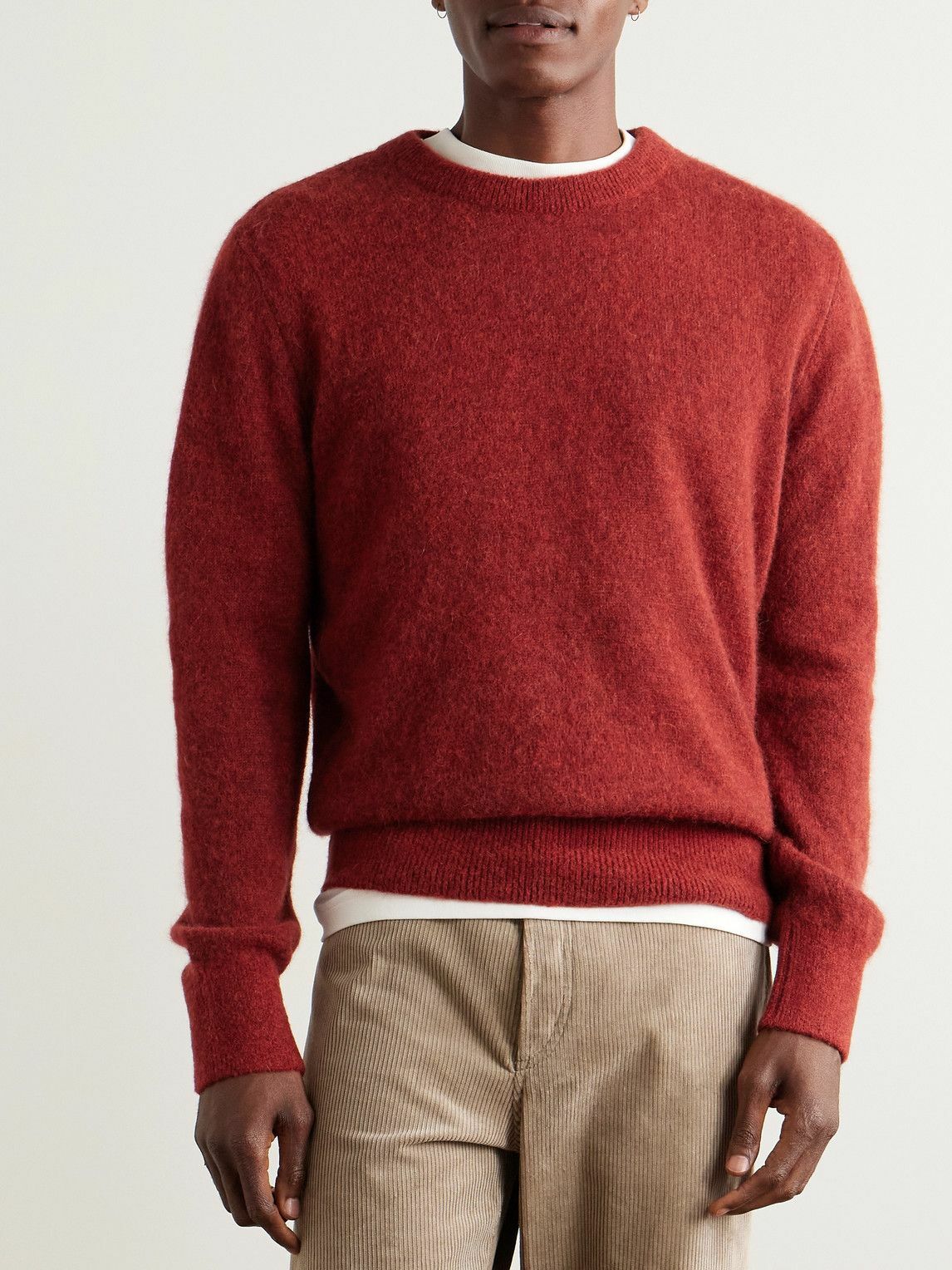 Oliver Spencer - Blenheim Knitted Sweater - Orange