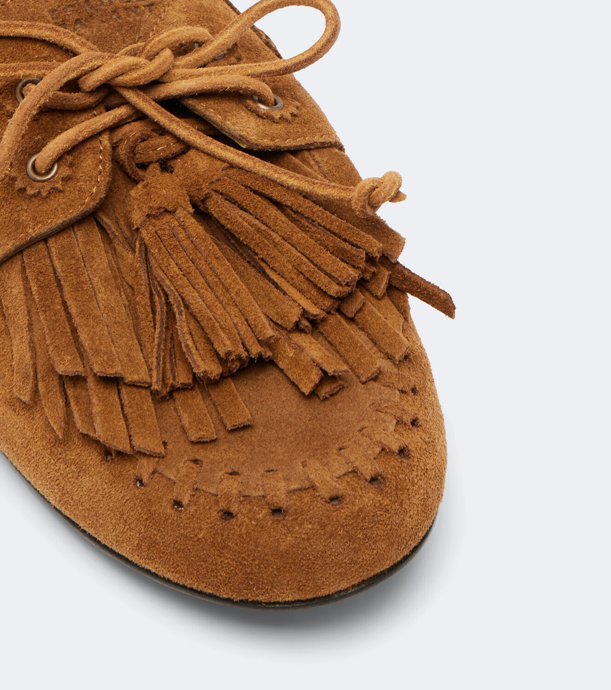 Isabel Marant Fersi fringed suede boat shoes