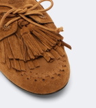Isabel Marant Fersi fringed suede boat shoes