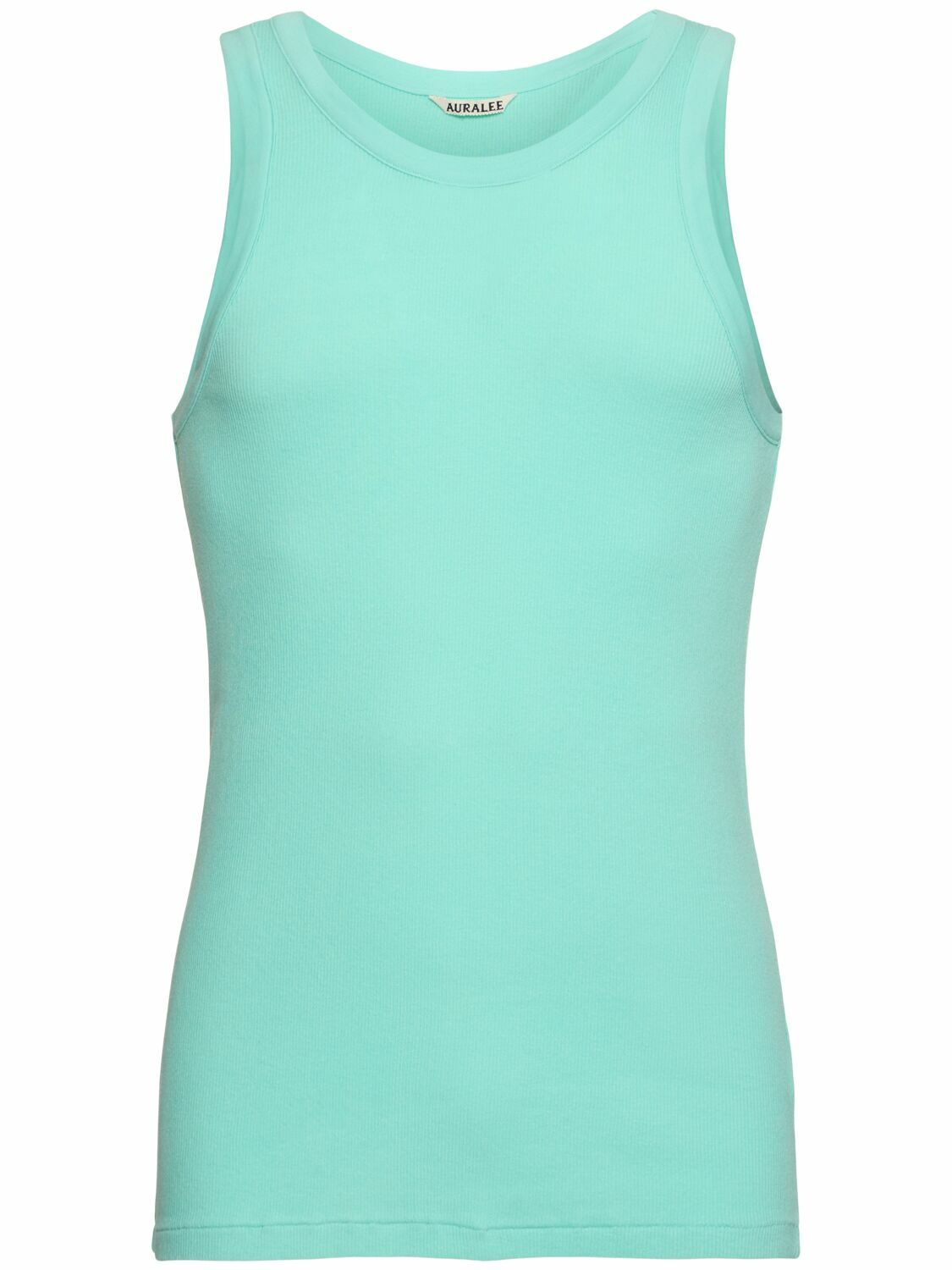 【auralee】ORGANIC SOFT RIB TANK Auralee Organic Soft Rib Tank in Ivory Curated at Jake and Jones