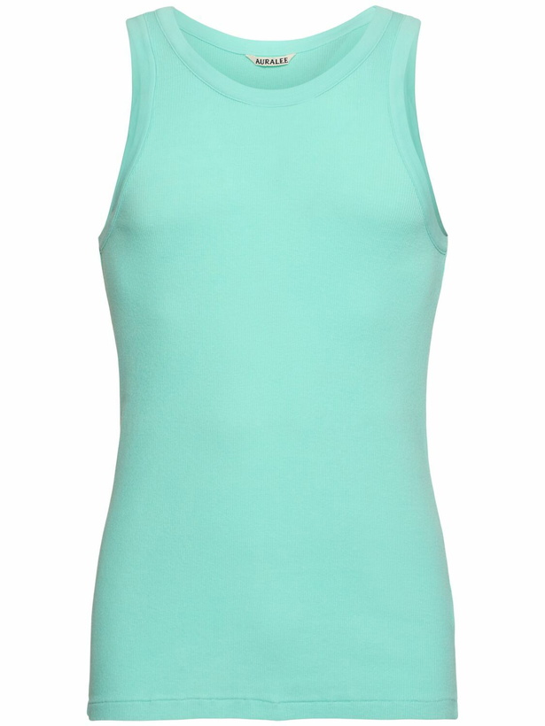 Photo: AURALEE Organic Cotton Soft Rib Tank Top