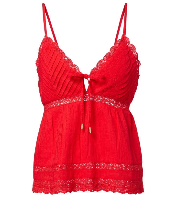 Photo: Melissa Odabash Beatrice cotton and linen top