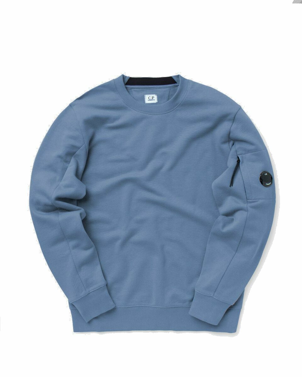 Photo: C.P. Company Sweatshirts   Crew Neck Blue - Mens - Sweatshirts