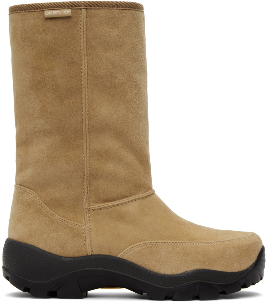 【OPEN YY】24FW BALLET SLOUCHY BOOTS, CAMEL OPEN YY