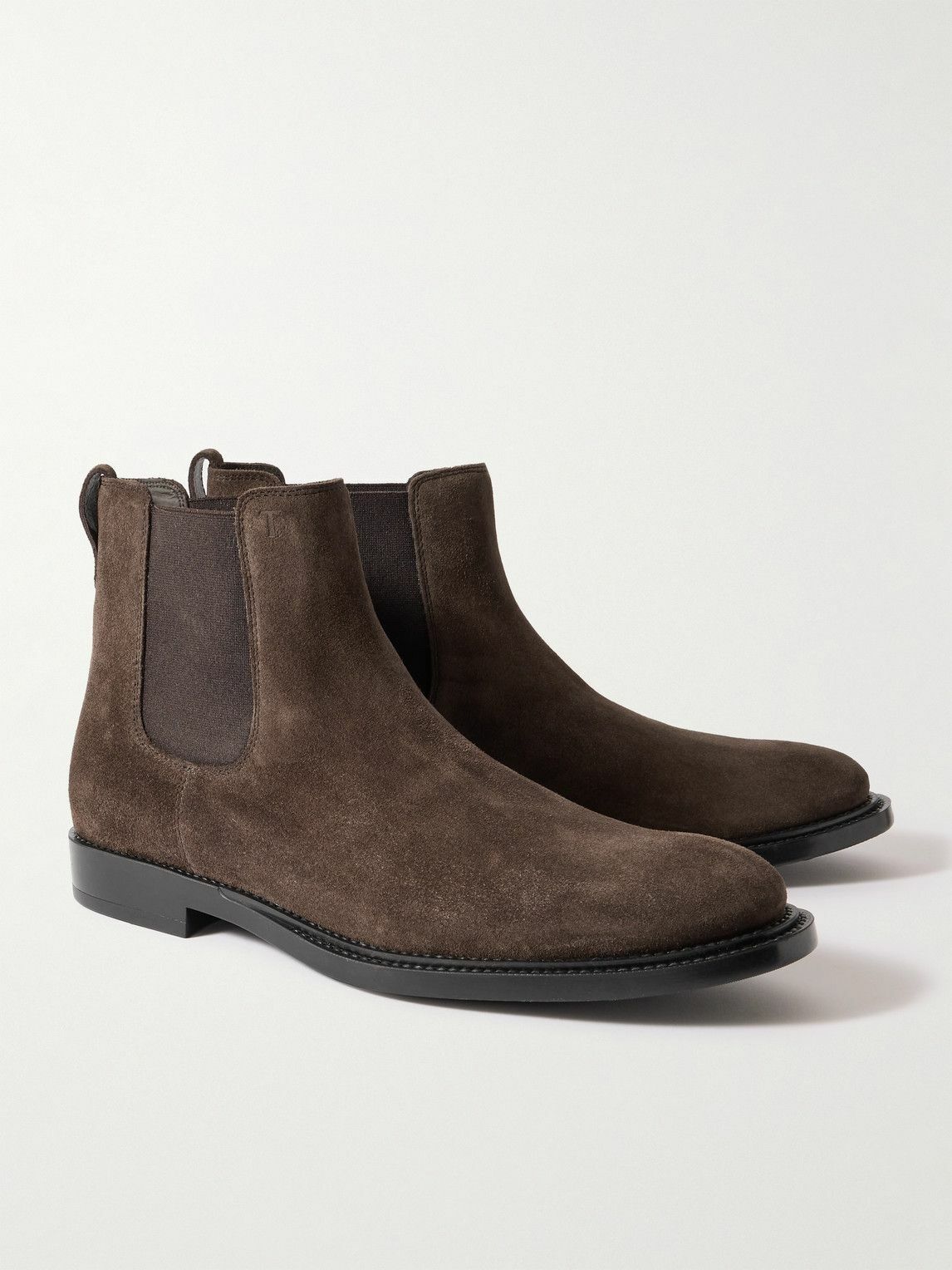 Tod's - Suede Chelsea Boots - Brown