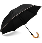 Paul Smith - Wood-Handle Striped Umbrella - Black