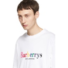 Burberry White Rainbow Logo T-Shirt