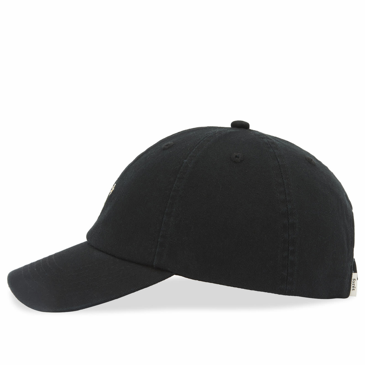 Foret Men's Posy Washed Cap in Black 