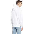 Dsquared2 White Logo Dean Fit Hoodie