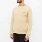 Norse Projects Men's Vagn Logo Crew Sweat in Oyster White
