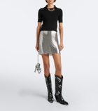 Rabanne Leather cowboy boots