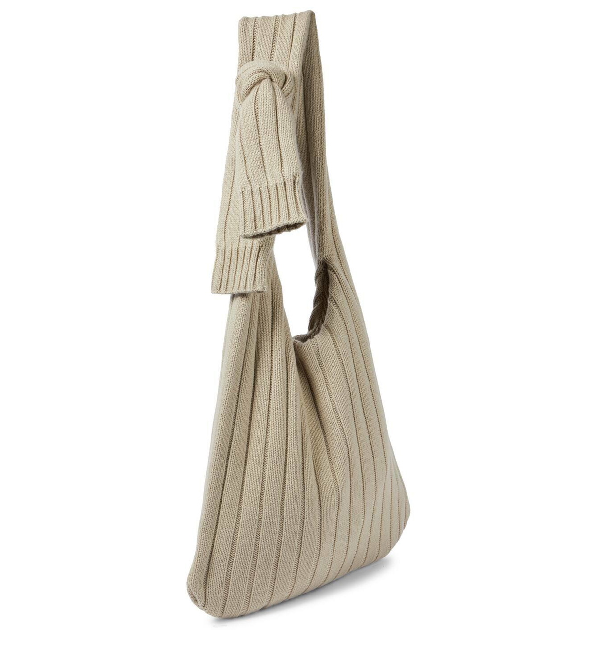 The Row Dafy cashmere knit shoulder bag