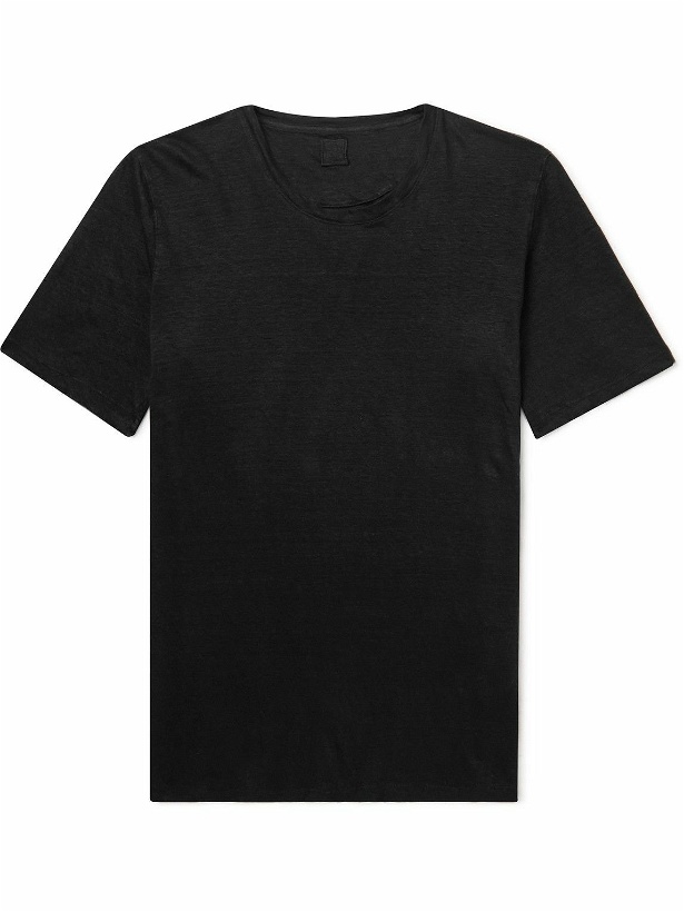 Photo: 120% - Linen T-Shirt - Black