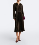 Vince Pleated midi dress