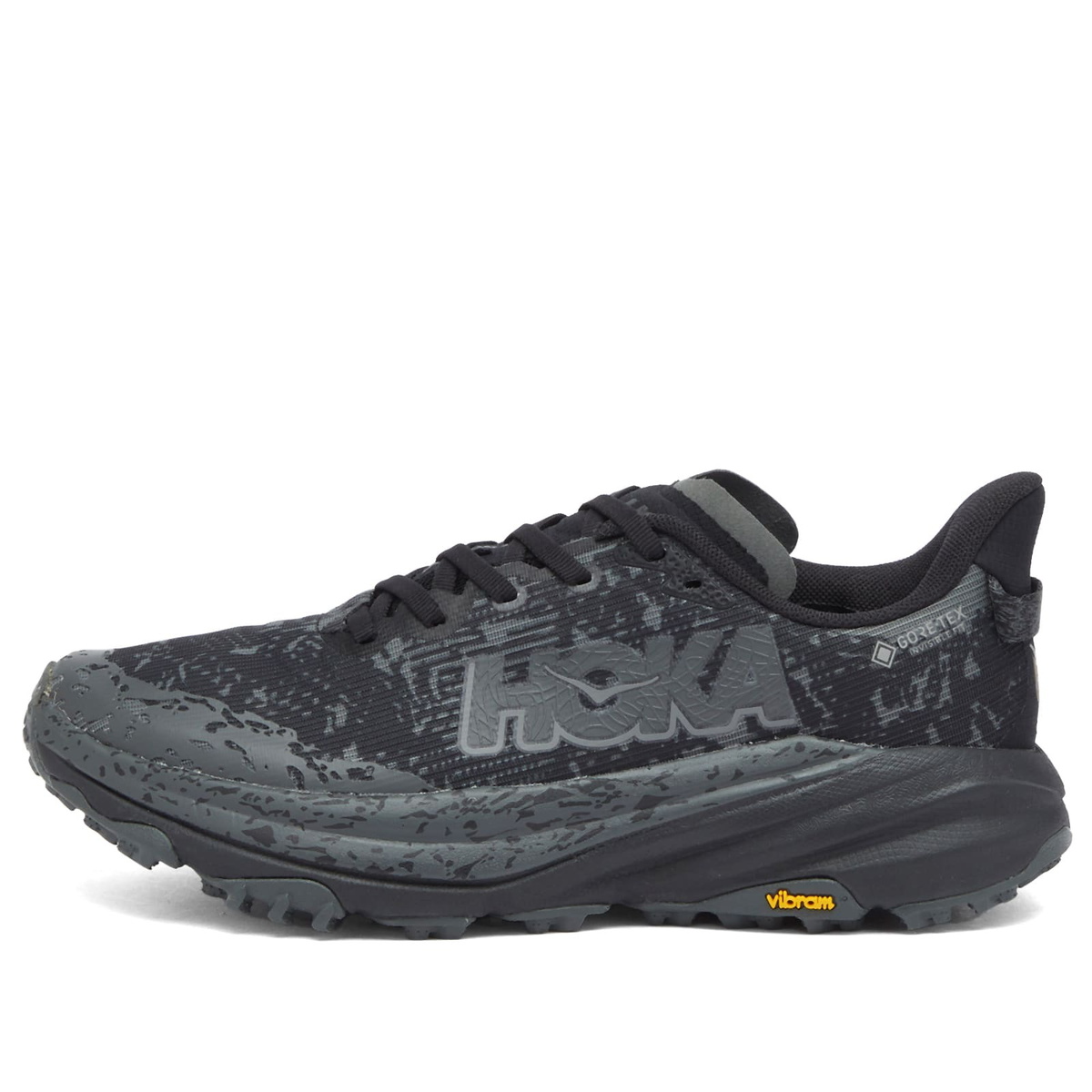 HOKA ONE ONE Women's W Speedgoat 6 GTX in Black/Outer Orbit