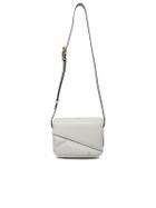 Wandler Medium oscar Trunk Bag In White Calf Leather