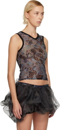 Collina Strada Black Lace Dachi Tank Top