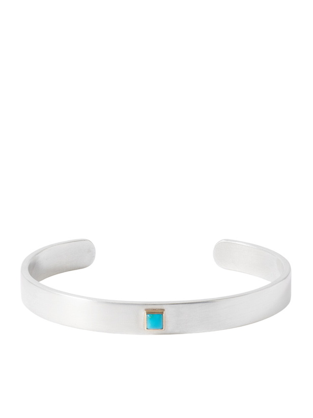 Photo: Peyote Bird - Azul Sterling Silver, 14-Karat Gold and Turquoise Cuff