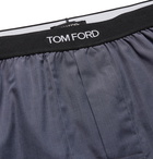 TOM FORD - Cotton Boxer Shorts - Gray