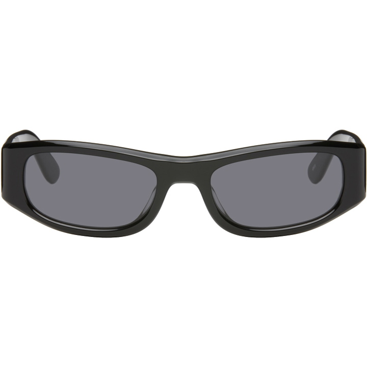 Photo: THISTLES Black 'The Suede' Sunglasses