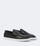 Christian Louboutin Neoclboat leather slip-on shoes
