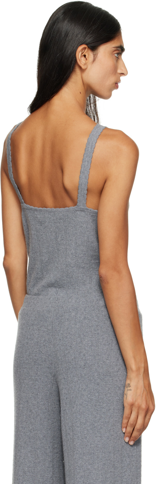 LISA YANG Gray Suni Tank Top