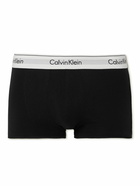 Calvin Klein Underwear - Three-Pack Stretch-Cotton Boxer Briefs - Black