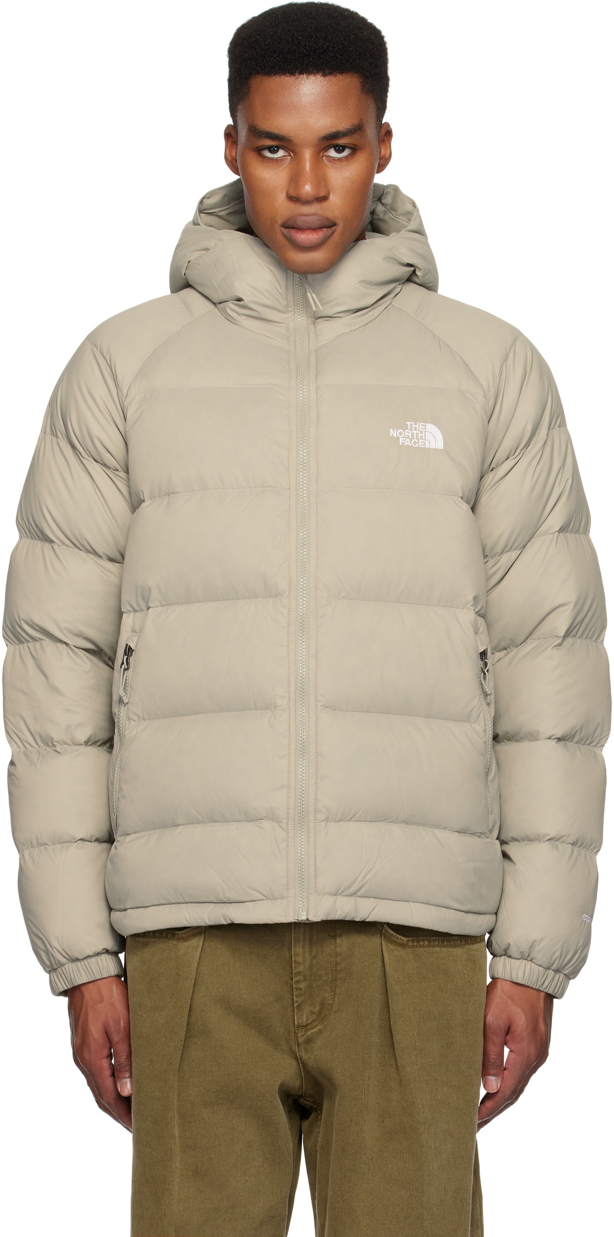 The North Face Taupe Hydrenalite Down Jacket The North Face