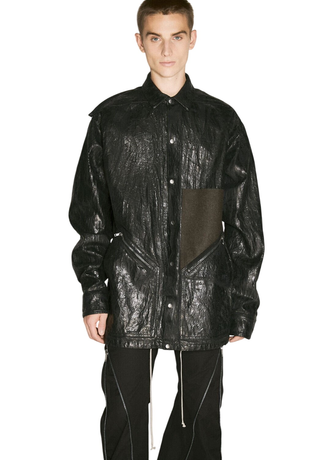 Rick Owens Black Moncler Edition Down Coyote Jacket Rick Owens